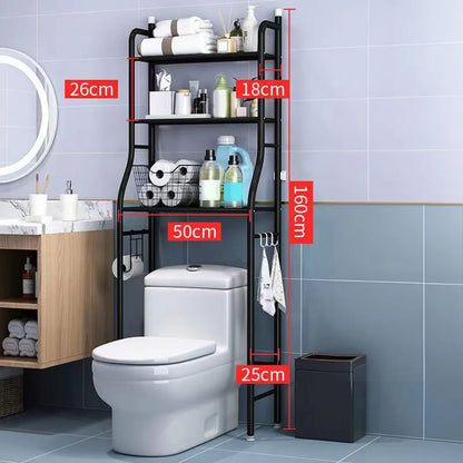 Metal Over Toilet Organizer Rack