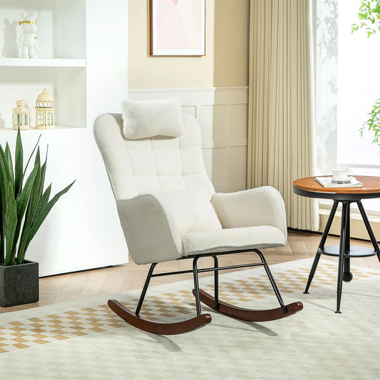 Boucle Rocking Chair