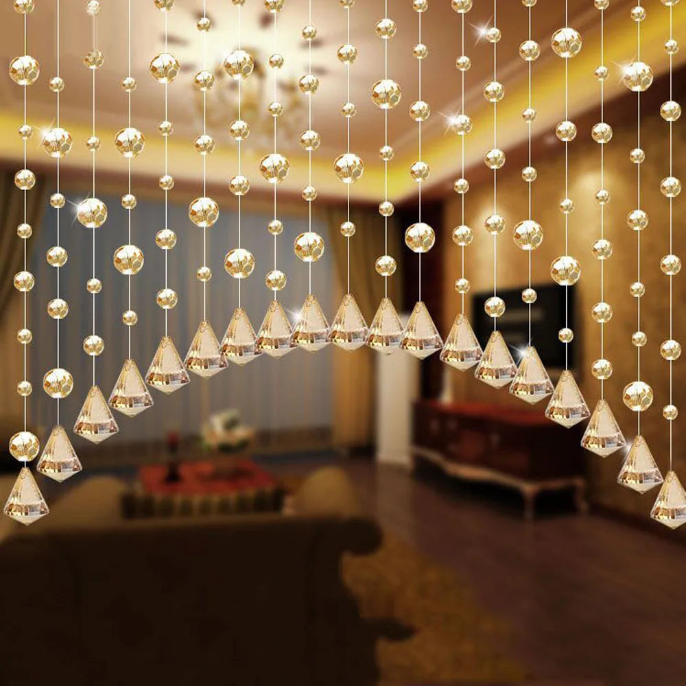Indoor Fashion Crystal Glass Bead Curtain