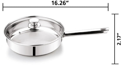 10-Piece Nonstick Stainless Steel Cookware Set