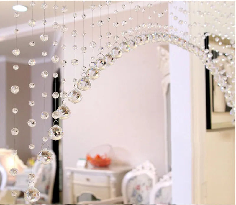 Indoor Fashion Crystal Glass Bead Curtain