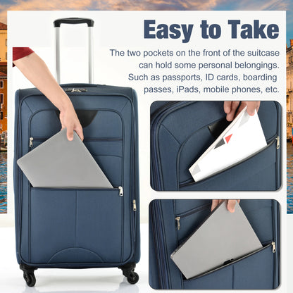 Expandable Softside Luggage 5 Piece Set