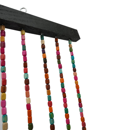 Bamboo Wood Beaded Doorway Curtain