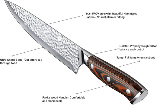 High Carbon Stainless Steel Knife Set