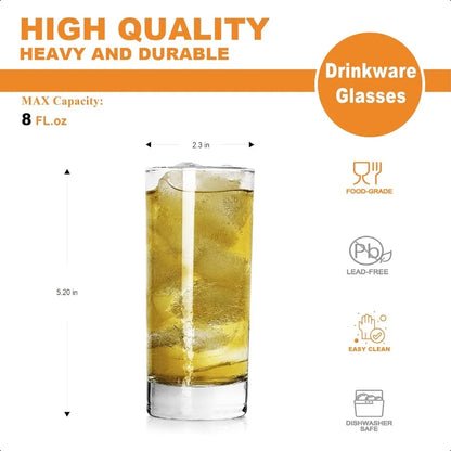 Premium Highball Drinking Glasses