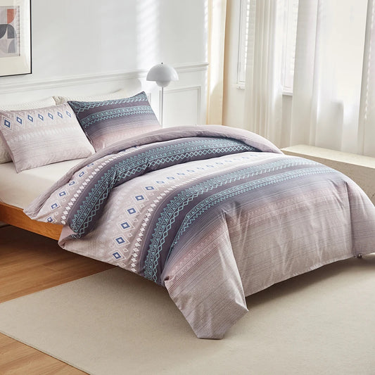 Bohemian Tribal Print Quilt Set