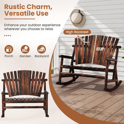 Outdoor Adirondack Rocking Chair