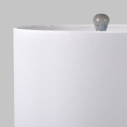 Handcrafted Teal Accent Table Lamp