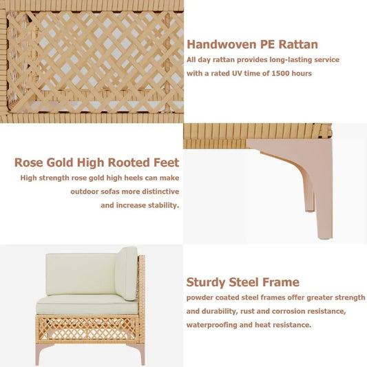 Outdoor Wicker Patio Furniture Set