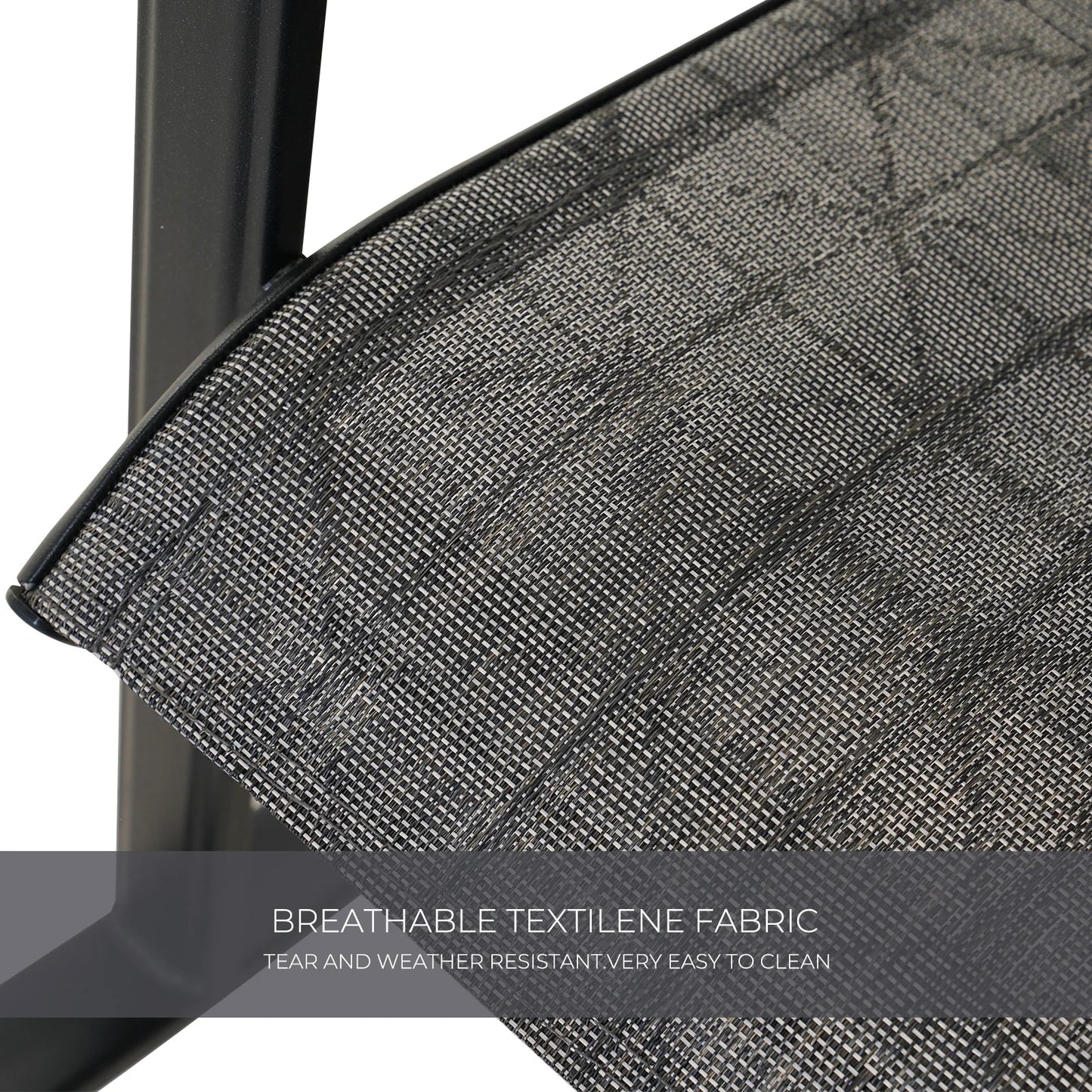 Outdoor Mesh Sling Rocking Chair